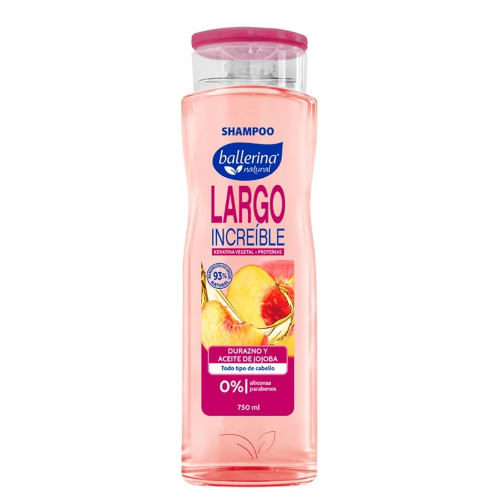 SHAMPOO BALLERINA LARGO INCREIBLE FCO 750 ML