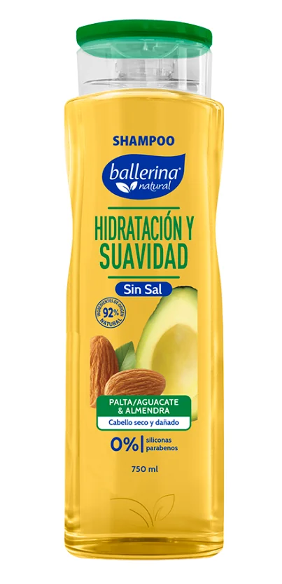 SHAMPOO BALLERINA  PALTA  ALMEND  FCO 750 ML