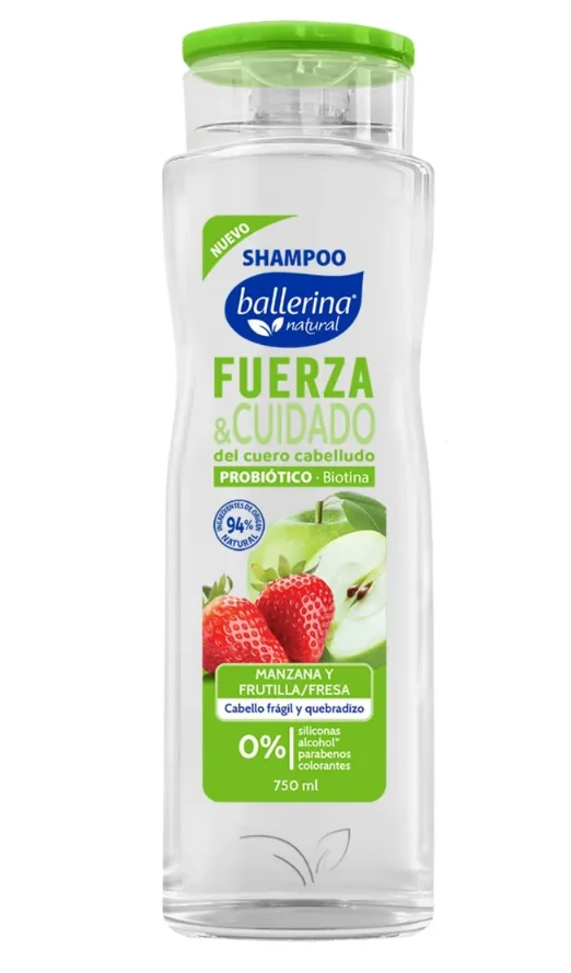 SHAMPOO BALLERINA   FUERZA FCO 750 ML