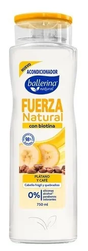 ACONDICIONADOR BALLERINA  FUERZA FCO 750 ML