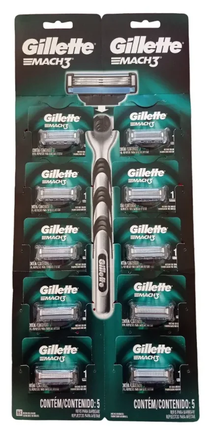 REPUESTO GILLETTE MACH 3 (12 DP 10 UN)