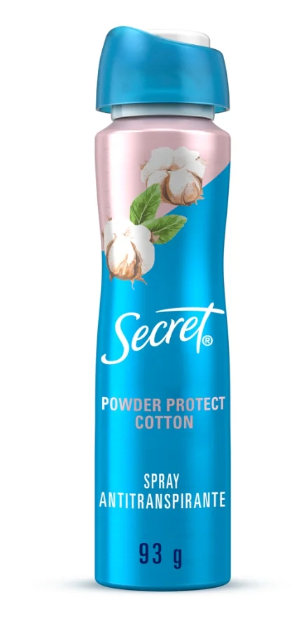 SECRET DEO SPRAY ALGODON 93GR x12