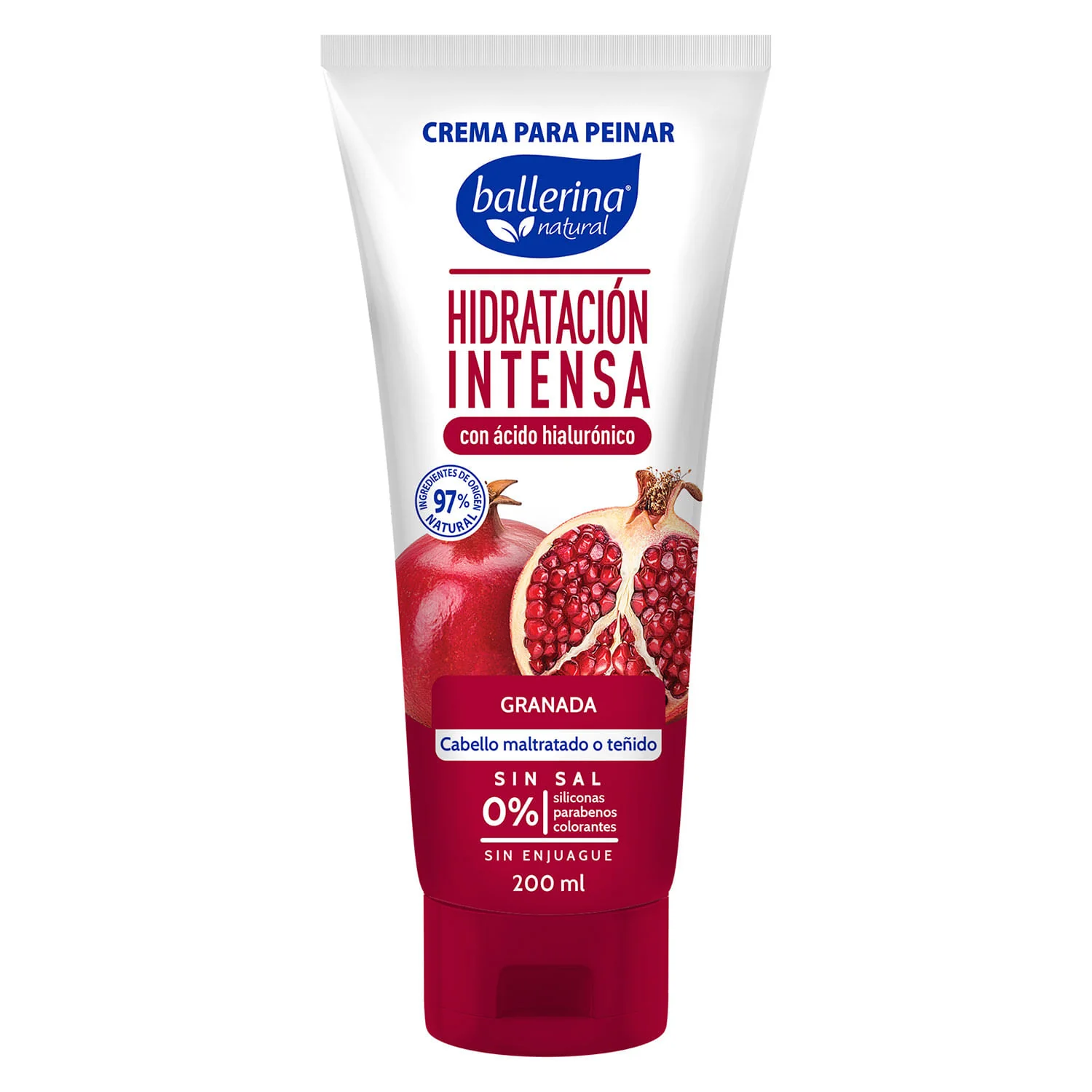 BALLERINA CREMA P/PEINAR GRANADA AH 8X200ML