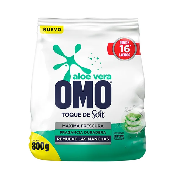 OMO MATIC SOFT ALOE VERA 18X 800GR