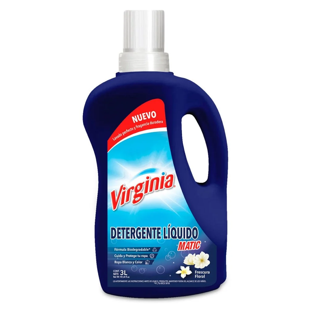 DETERGENTE LIQUIDO VIRGINIA 4X 3 LTS