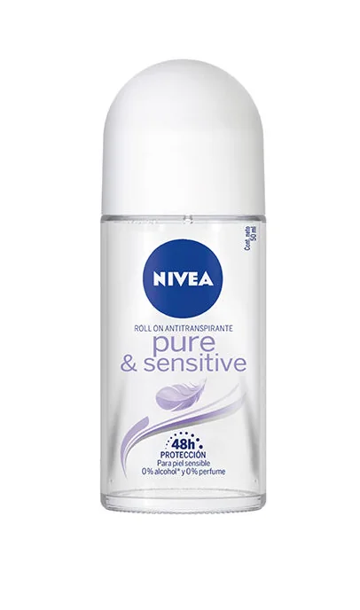 DEO NIVEA ROLL ON PURE & SENSITIVE 12X50ML