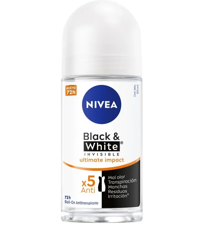 DEO NIVEA ROLL ON B&W ULTIMATE IMPACT 12X50ML