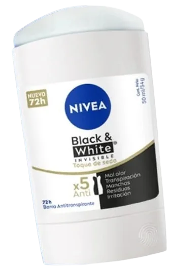 DEO NIVEA BARRA B&W TOQUE SEDA 15X53G