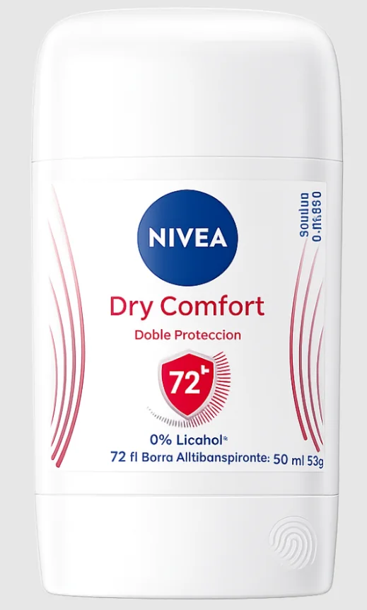 DEO NIVEA BARRA DRY CONFORT 15X53G