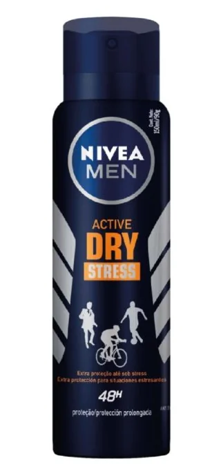 DEO NIVEA MEN ACTIVE DRY STRE 12X150 ML