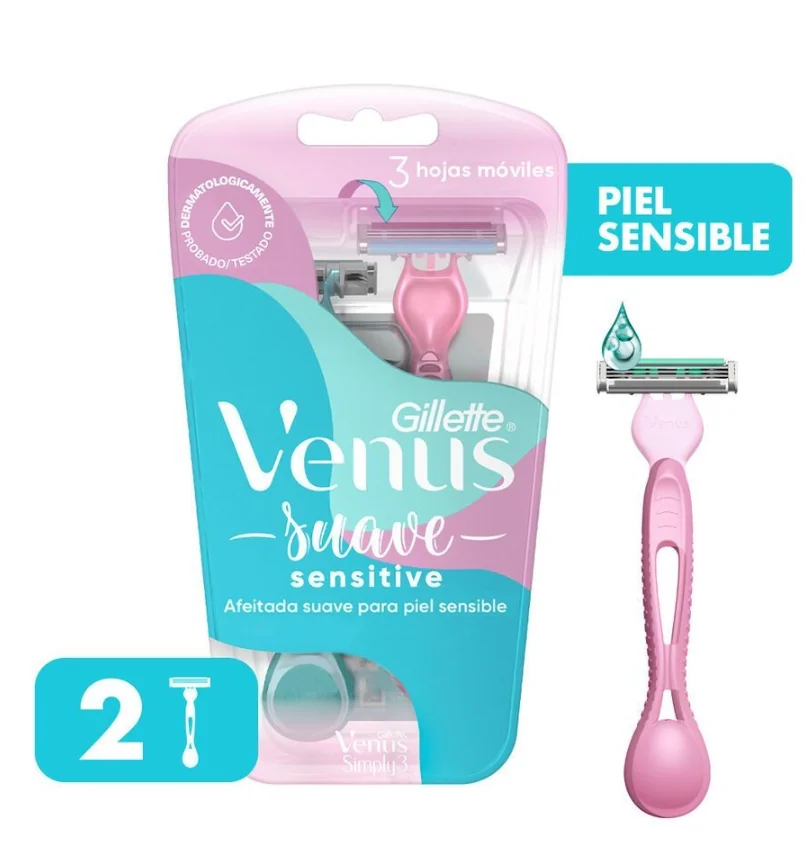 VENUS SENSITIVE BLISTER 12 X2UND CELESTE