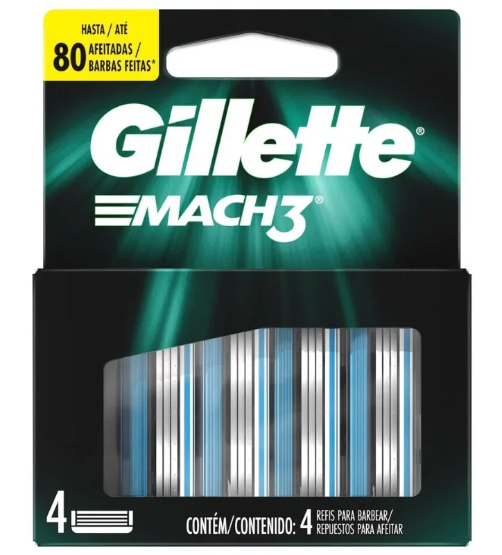GILLETTE REPUES MACH3 REGULAR 72X4UND