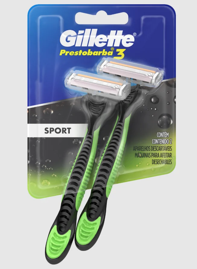 GILLETTE PRESTO3 BLISTER 72 X2UD