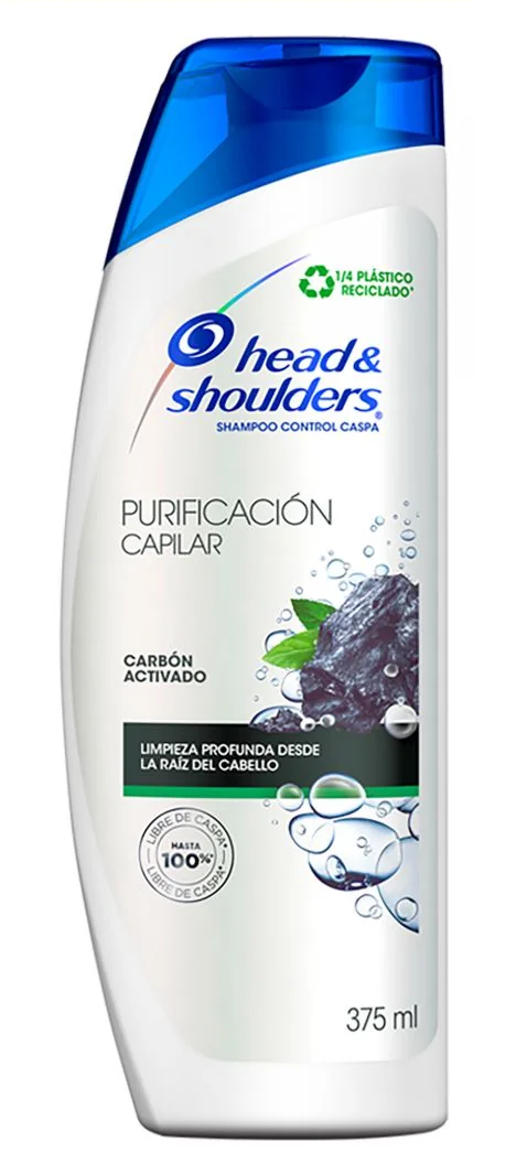 SHAMPOO H&S CHARCOAL 12X375 ML