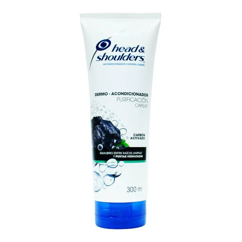 ACONDICIONADOR H&S CHARCOAL 12 X 300 ML