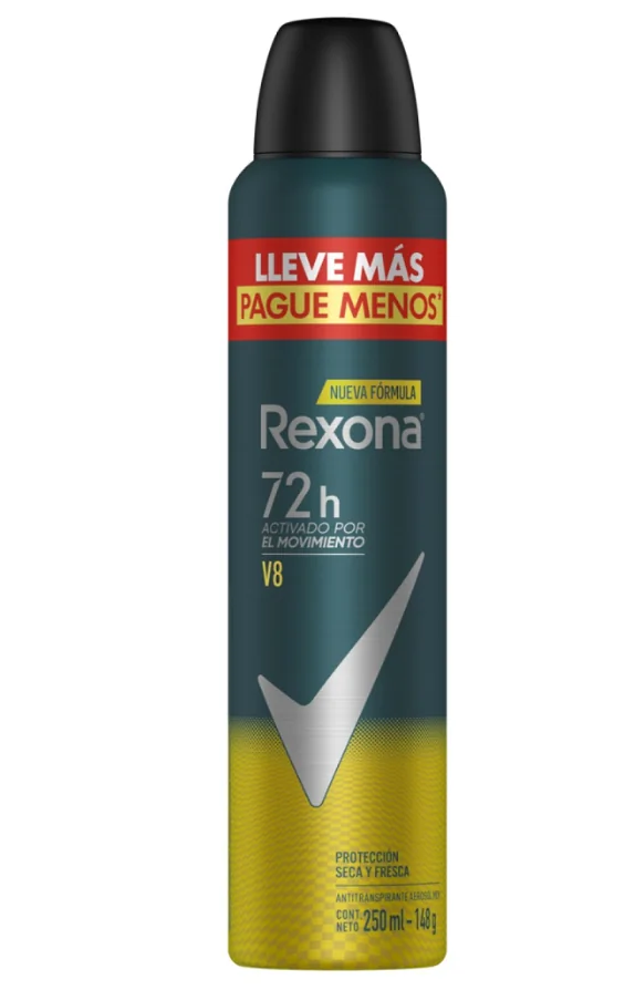 DESODORANTE REXONA MEN SPRAY 12 X250 ML V8