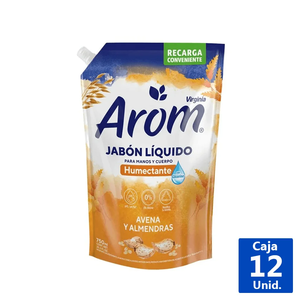 JABON LIQUIDO AROM AVENA Y ALMENDRA DP 750ML