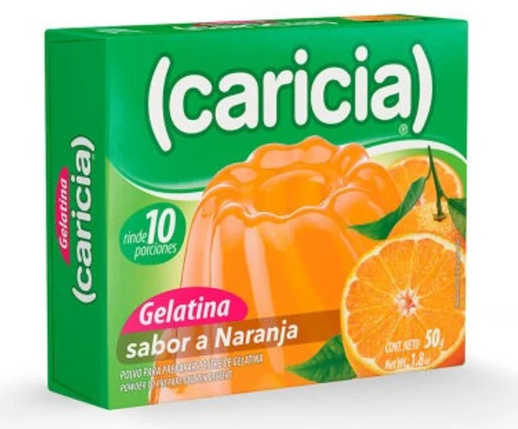 CARICIA JALEA NARANJA 20X50 GRS