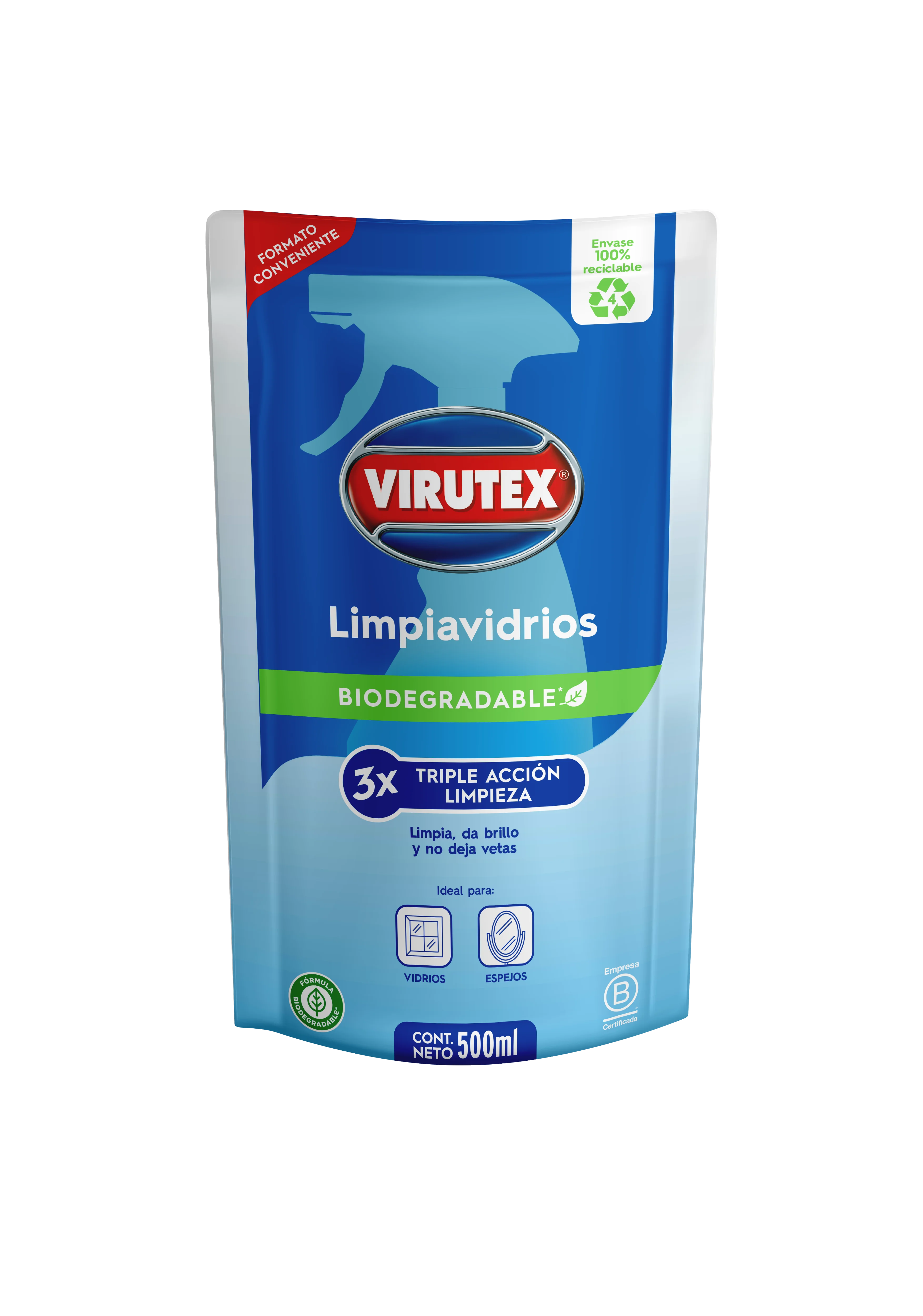 LIMPIA VIDRIOS VIRUTEX DP 24X 500ML
