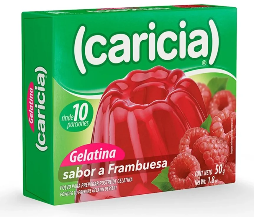CARICIA JALEA FRAMBUESA 20X50 GRS