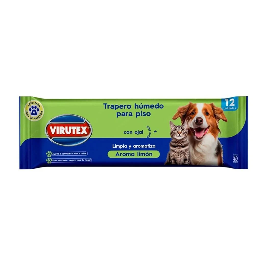 TRAPERO HUMEDO PETS 12 und X12 LIMON VIRUTEX