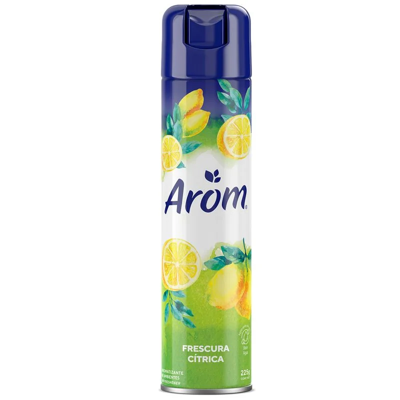 AROM DESODORANTE AMBIENTAL FRESCURA CITRICA 12X225