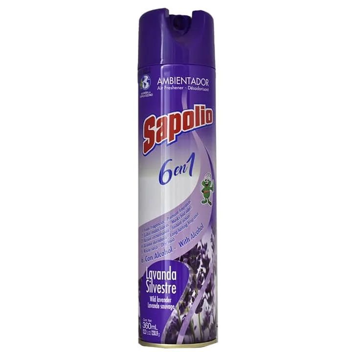 SAPOLIO DEO. AMBIENTAL LAVANDA 12X360CC