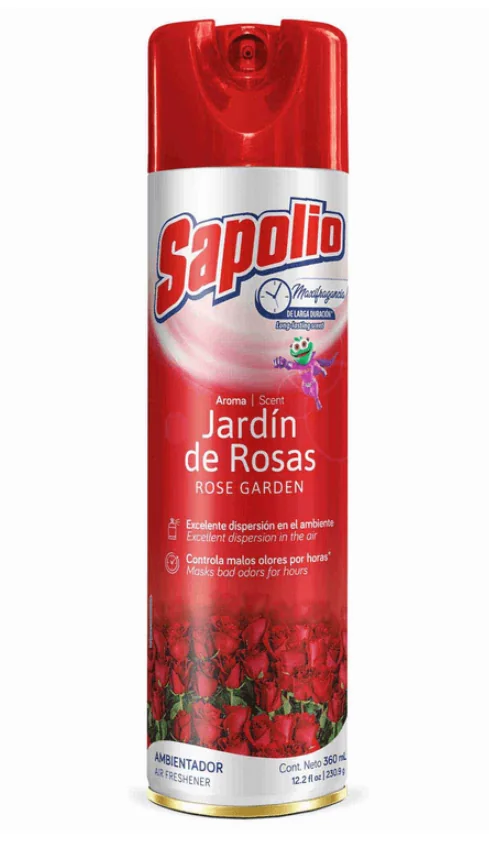 SAPOLIO DEO. AMBIENTAL JARDIN ROSAS 12X360CC