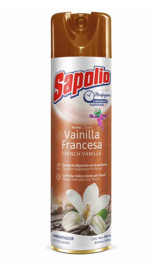 SAPOLIO DEO. AMBIENTAL VAINILLA 12X360CC