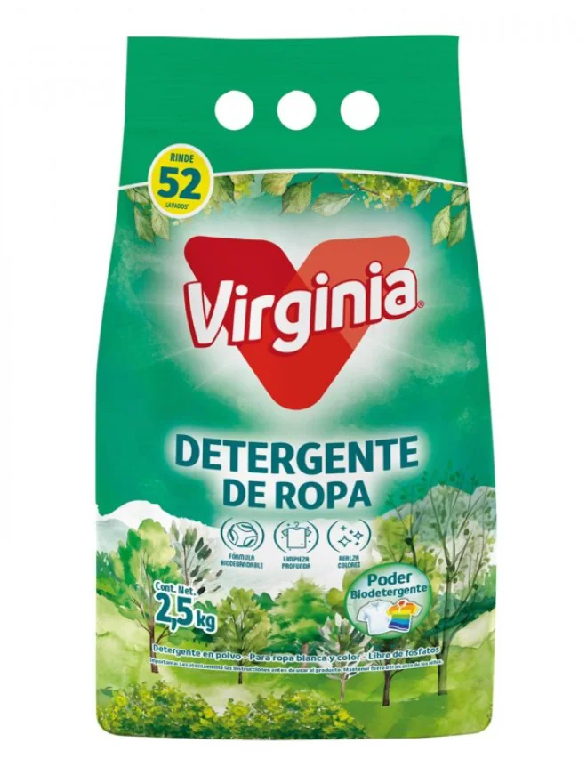 DETERGENTE VIRGINIA POLVO 6X2500GR