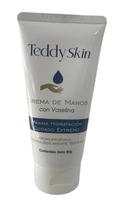 CREMA MANO HIDRATANTE CON VASELINA TEDDYSKIN 80G