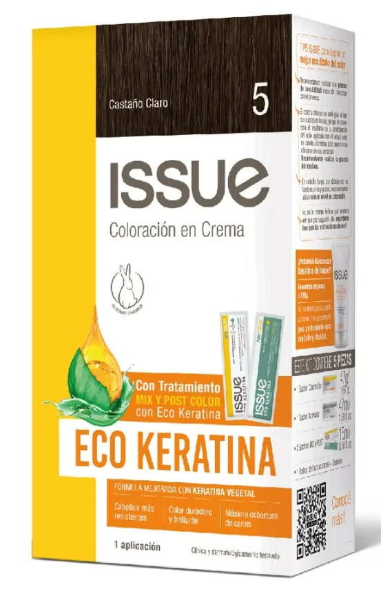 KIT ISSUE ECO KERA N 5 CASTAÑO CLARO X10