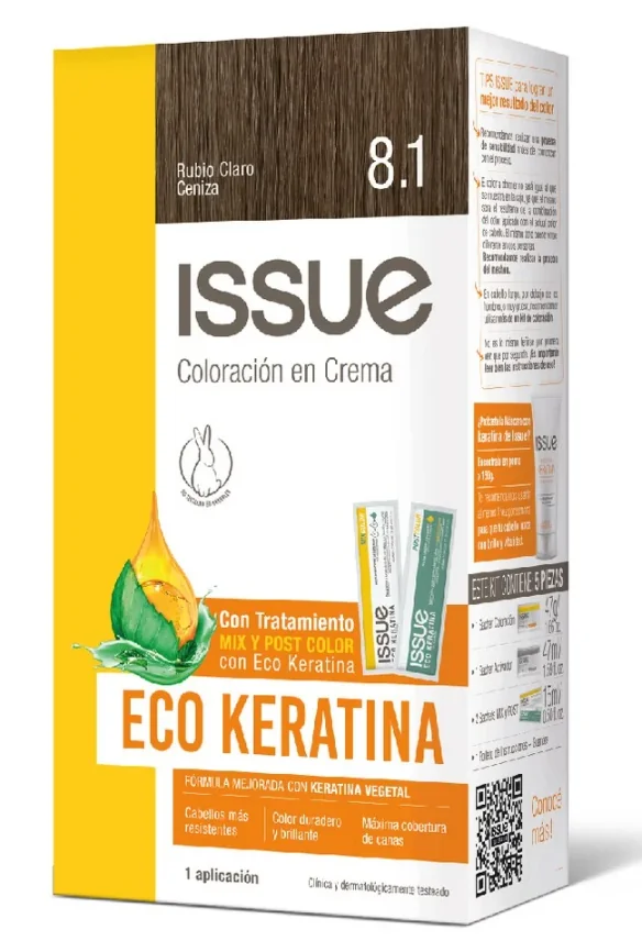 KIT ISSUE ECO KERA N 8.1 RUBIO CLA CEN X10