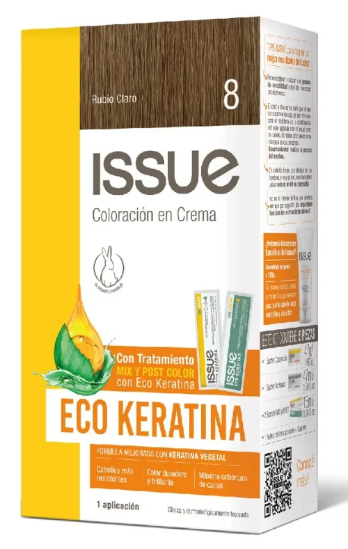 KIT ISSUE ECO KERA N 8 RUBIO CLARO X10