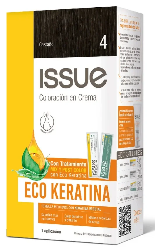 KIT ISSUE ECO KERA N 4 CASTAÑO X10