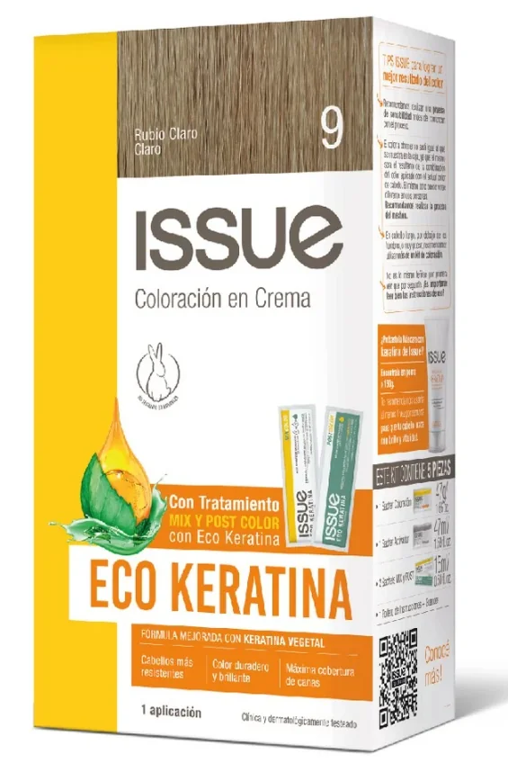 KIT ISSUE ECO KERA N 9 RUBIO CLAR CLA X10