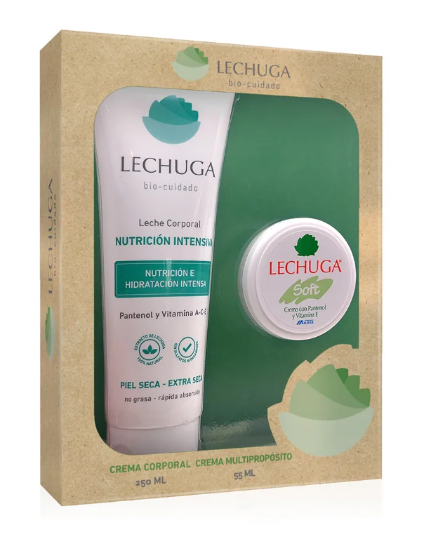 PACK CREMA LECHUGA EST SOFT +CUERP INTES 6 X 50