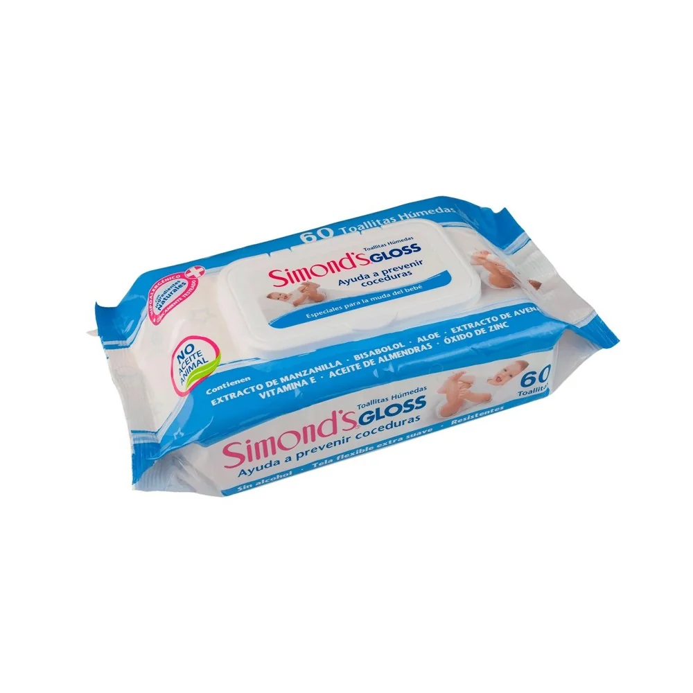 TOALLA HUMEDA PLANA SIMONDS GLOSS 24X60UND