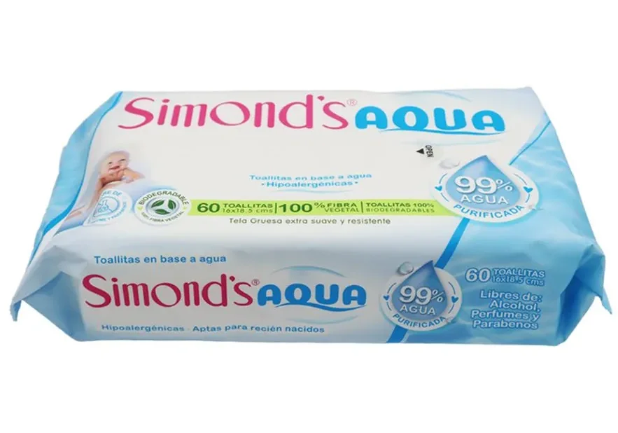 TOALLA HUMEDA AQUA SIMONDS 24X60UND