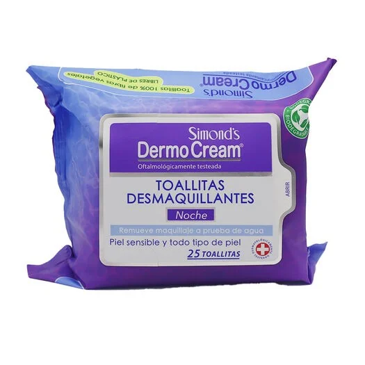 TOALLITAS DESMAQ NOCHE DERMOCREAM 24X25UND