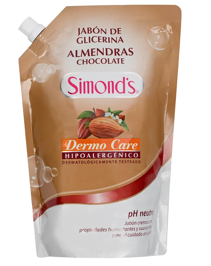 JABON DERMO CHOCO ALMENDRA SIMONDS DP 12X750ML