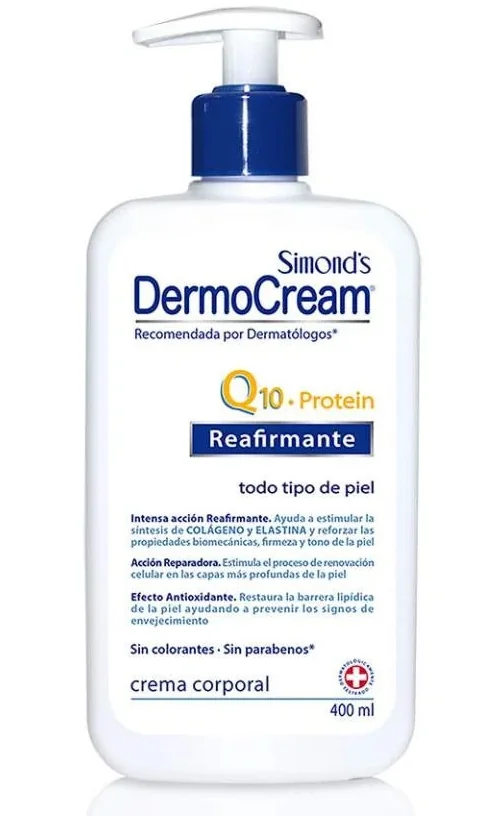 CREMA DERMOCREAM REAFIRMANTE Q10 PROTEIN 12X400ML