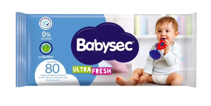 TOALLA HUMEDA BABYSEC ULT/FRESH 12X80 UNI