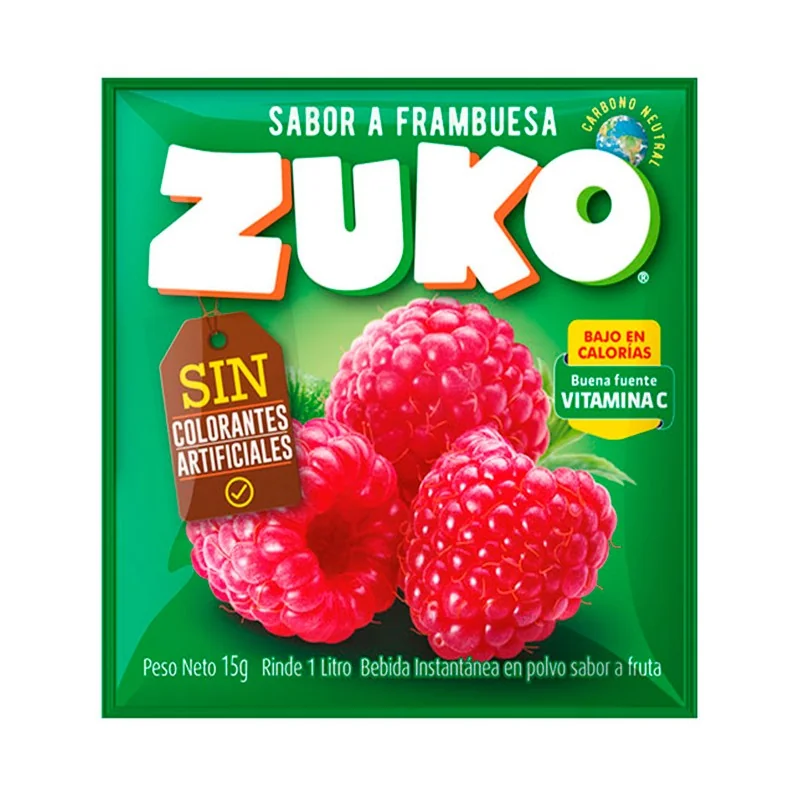JUGO ZUKO FRAMBUESA 16X10 UN