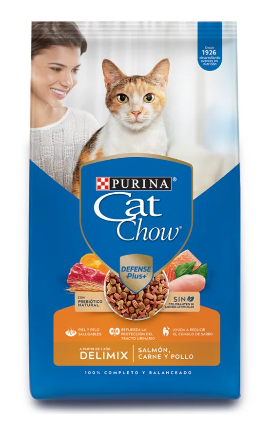 CAT CHOW ADULTOS DELIMIX 19.5 KG.