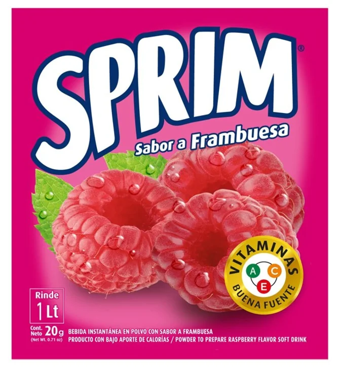 SPRIM FRAMBUESA DP 8X10X20 GRS