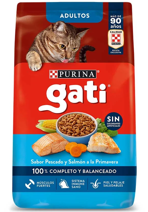 GATI ADULTO PESCADO Y SALMON 15 KG