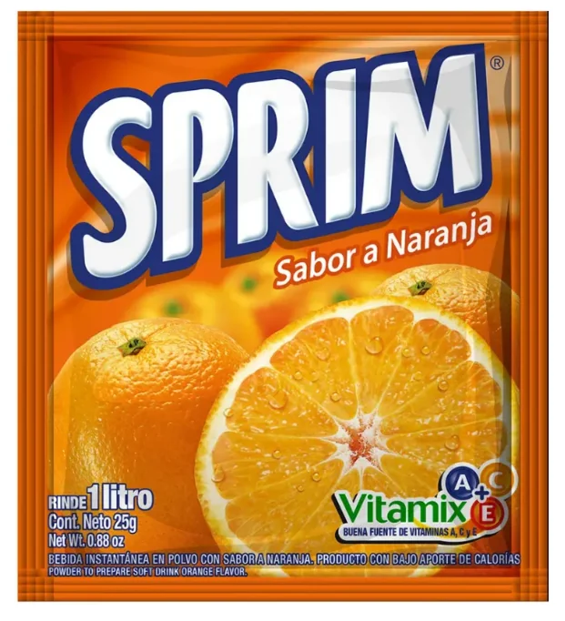 SPRIM NARANJA DP 8X10X20 GRS