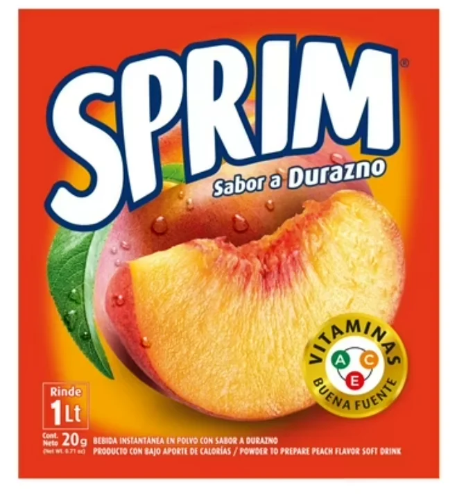 SPRIM DURAZNO DP 8X10X20GRS