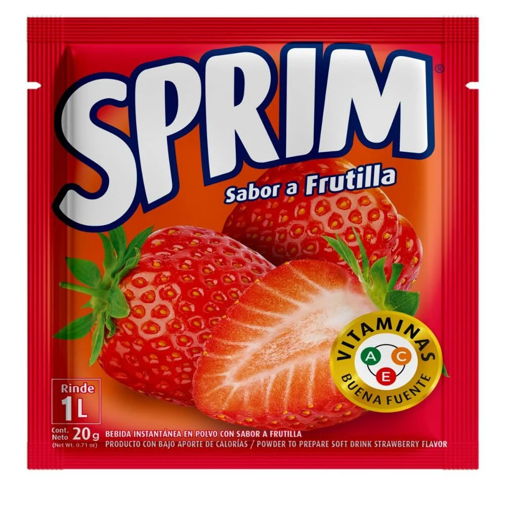 SPRIM FRUTILLA DP 8X10X20 GRS